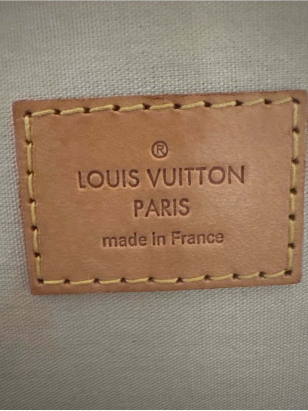 Louis Vuitton Yellow Vernis Alma Handbag - Picture 6 of 6